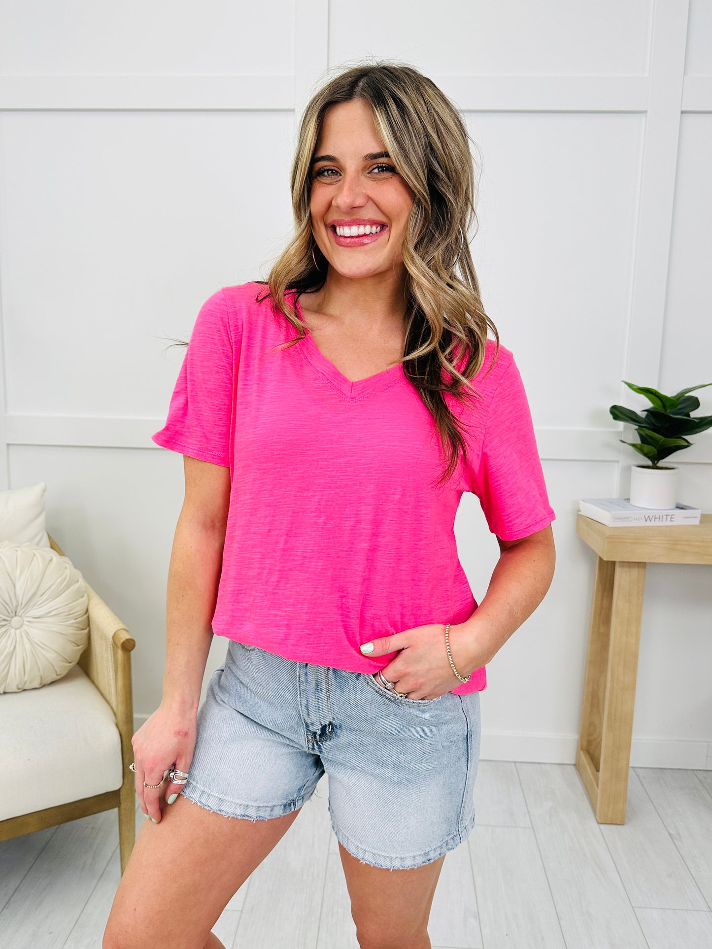 Summer Staple Doorbuster Top- Multiple Colors!