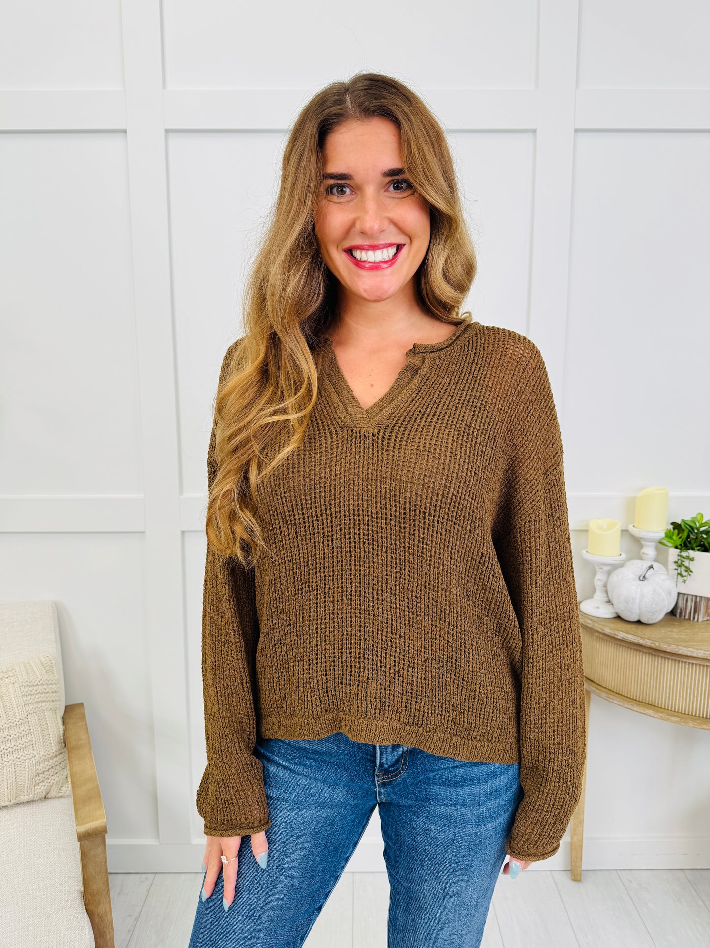 The Rustic Retreat Top In Multiple Colors
