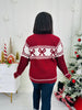 Decked And Delighted Sweater in Red