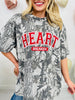 Heart Breaker Camo Graphic Tee
