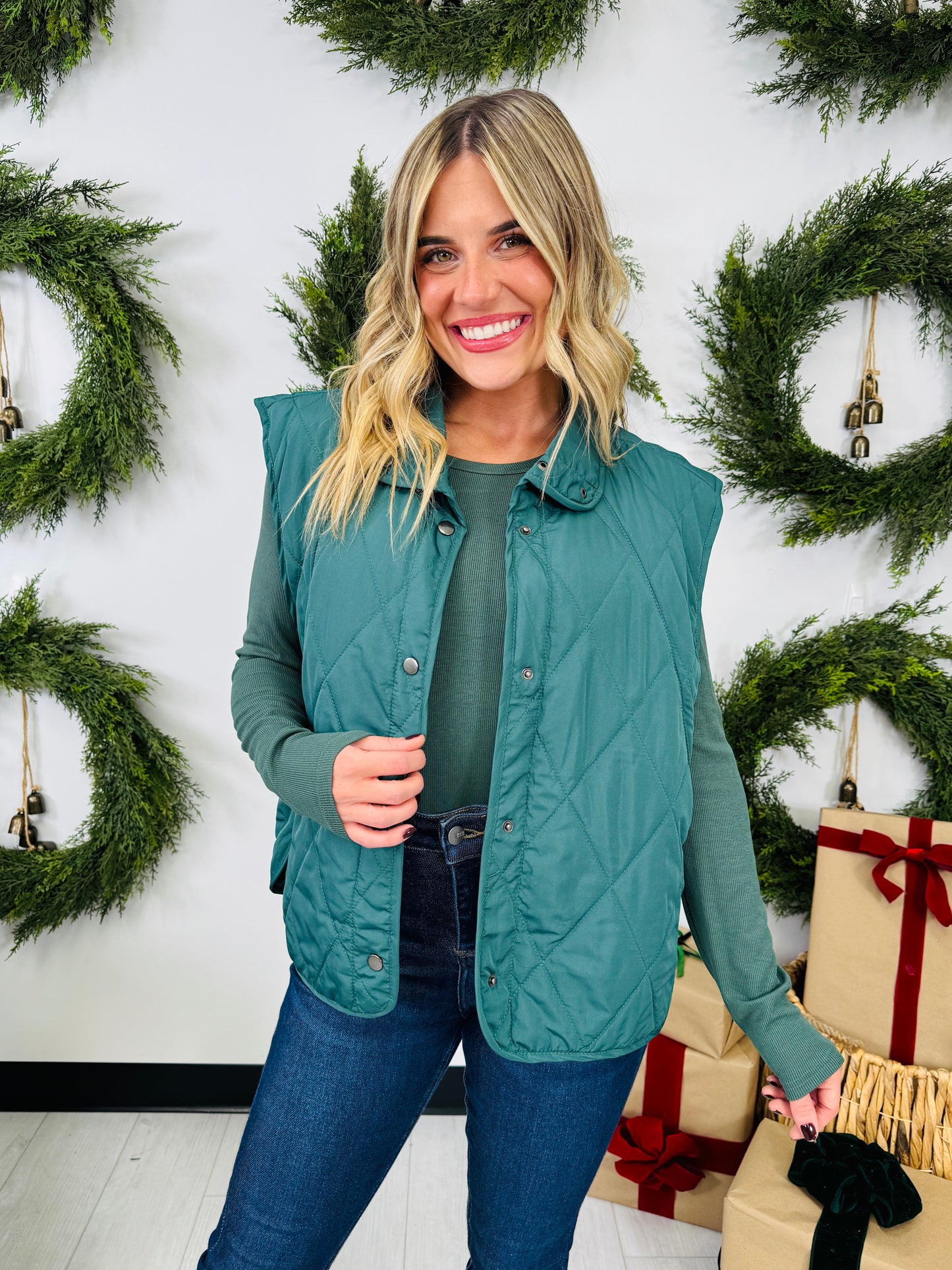 Quilted Classic Vest In Multiple Colors