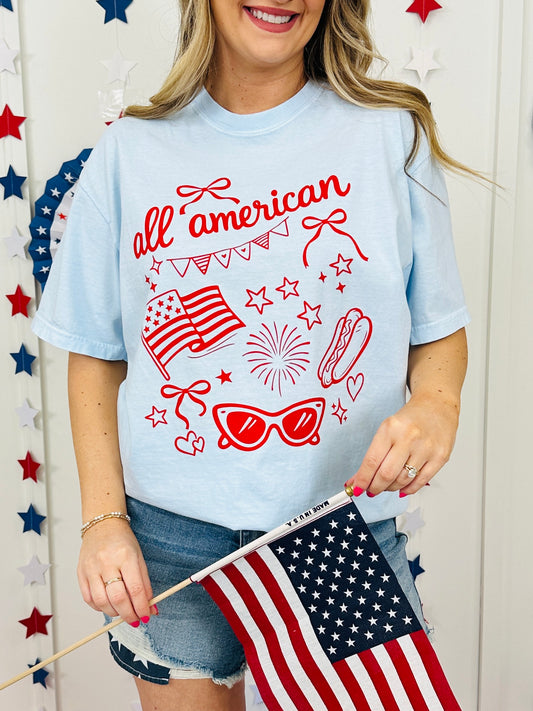 All American Graphic Tee