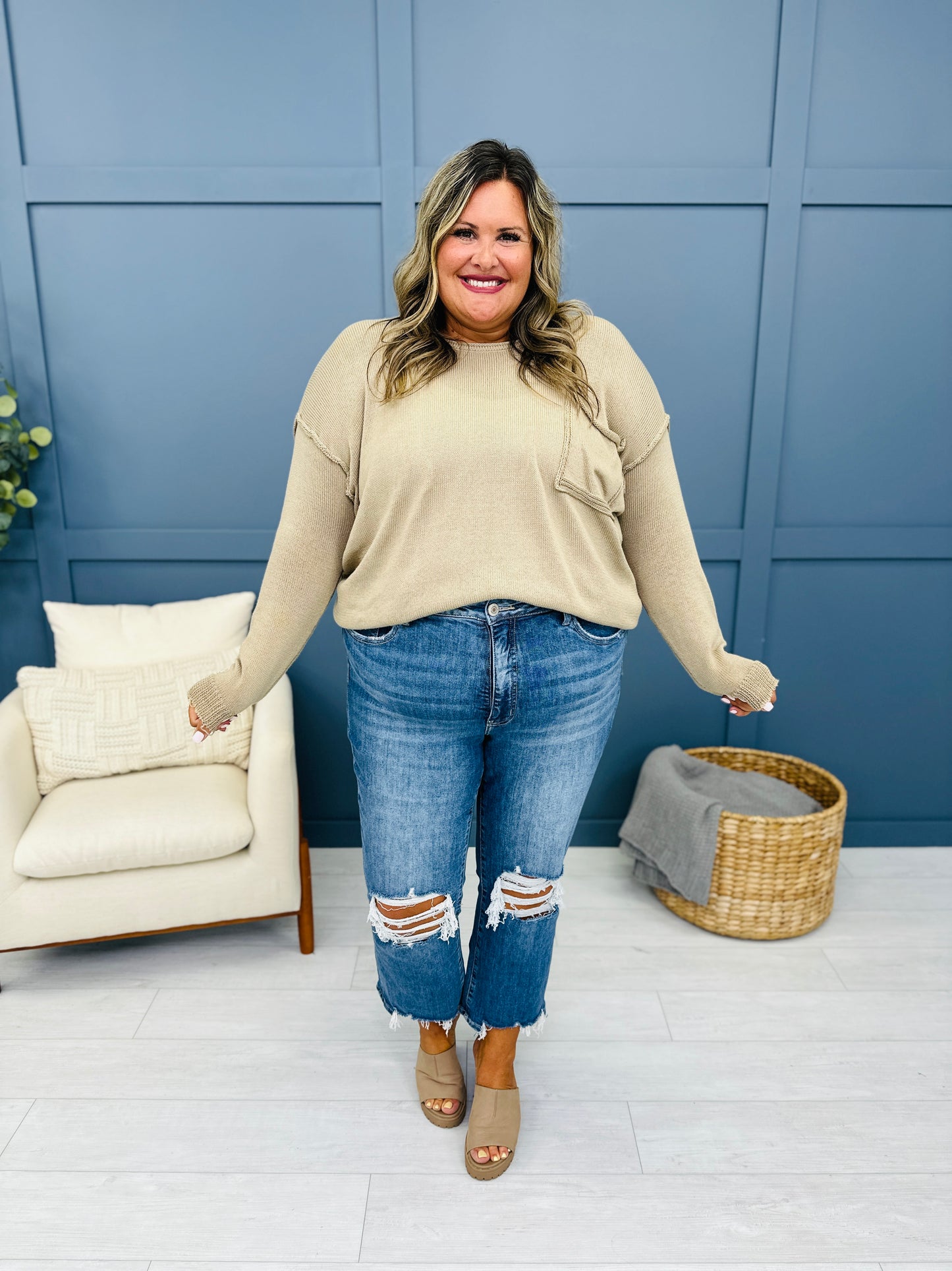 MOCO Exclusive First Pick Kick Flare Jeans in Reg/Curvy