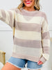 MOCO Exclusive Coastal Chic Striped Sweater- Multiple Colors!