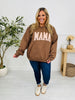 Gingham Mama Graphic Crewneck Sweatshirt