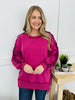 Ruffled Radiance Pullover