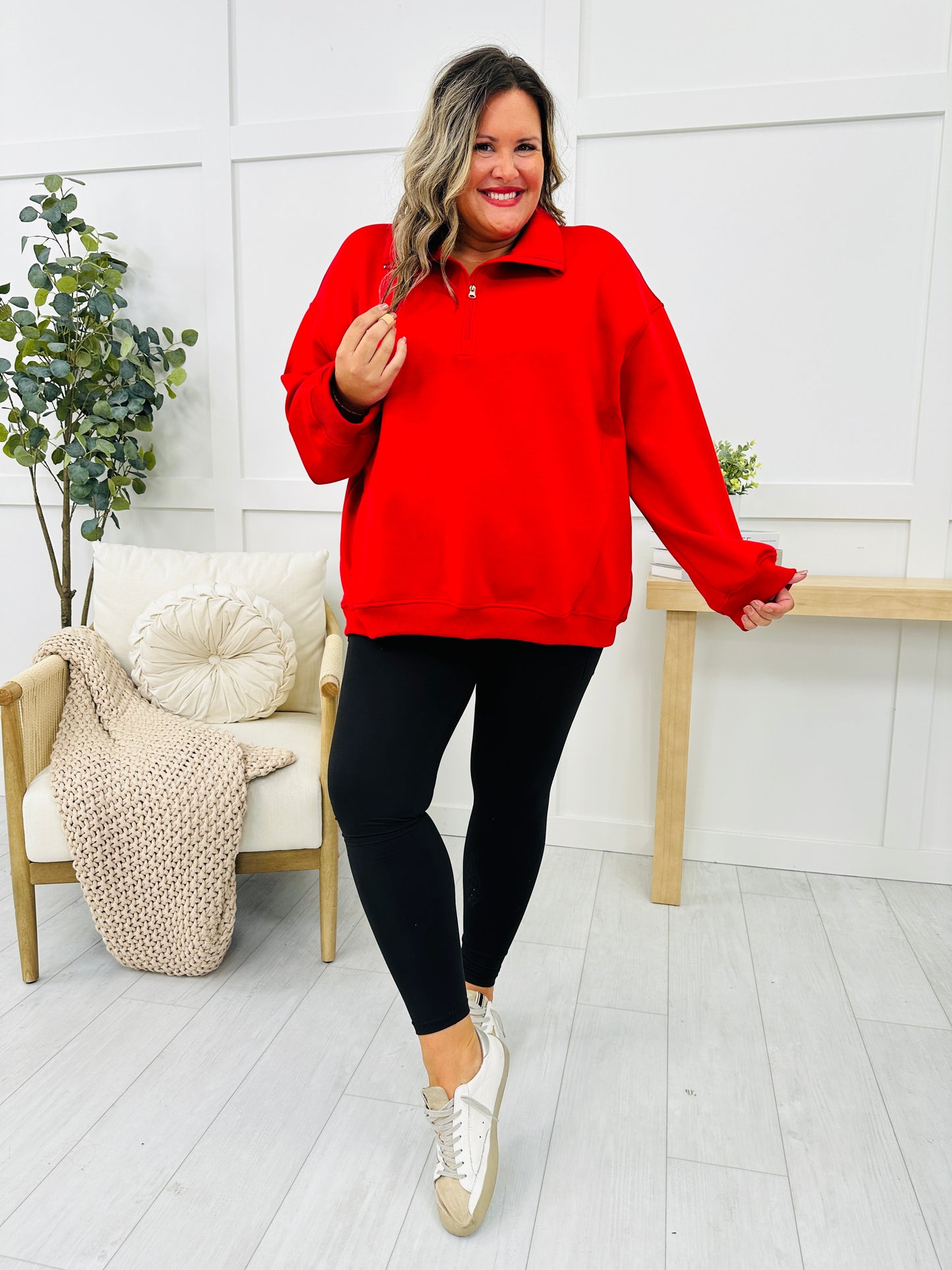 REG/CURVY MOCO Exclusive Super Scuba Pullover In New Holiday Colors!