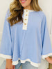 Soft Sky Top In Periwinkle