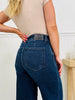 Judy Blue Timeless Touch Trouser Wide Leg Ankle Jeans