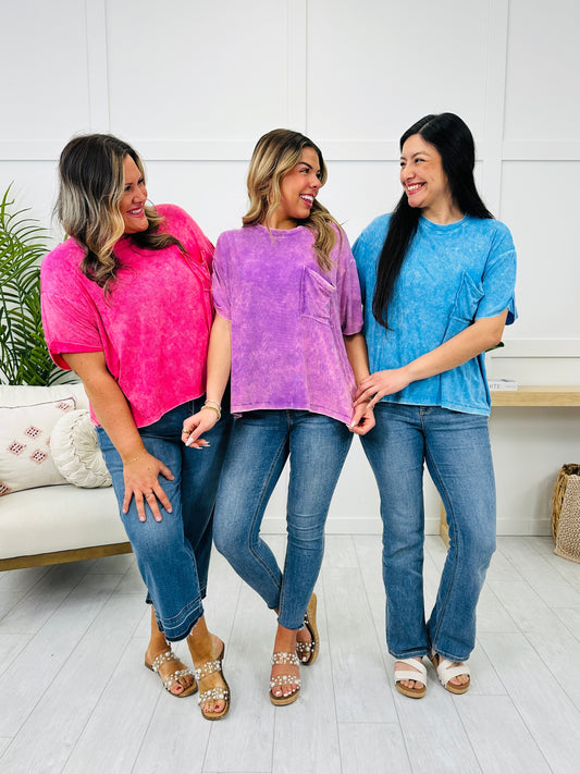 DOORBUSTER! Simply Yours Top- Multiple Colors!