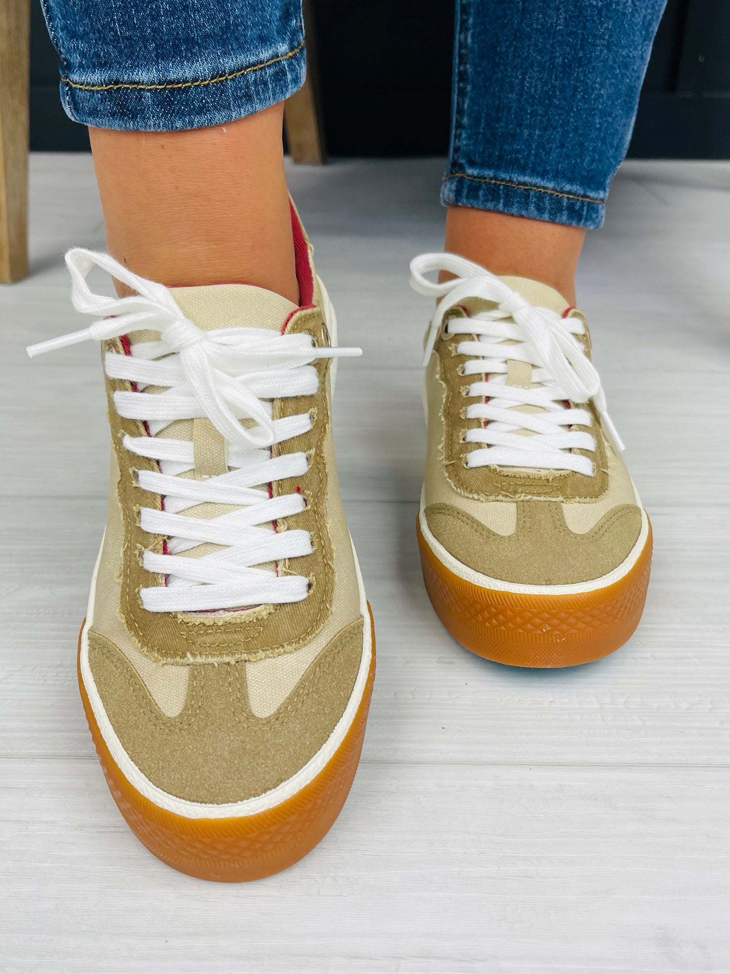 Golden Glide Sneakers