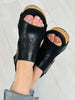 Naturally Elevated Wedges In Black Stitch