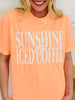 Sunshine And Iced Coffee Graphic Tee in Multiple Colors