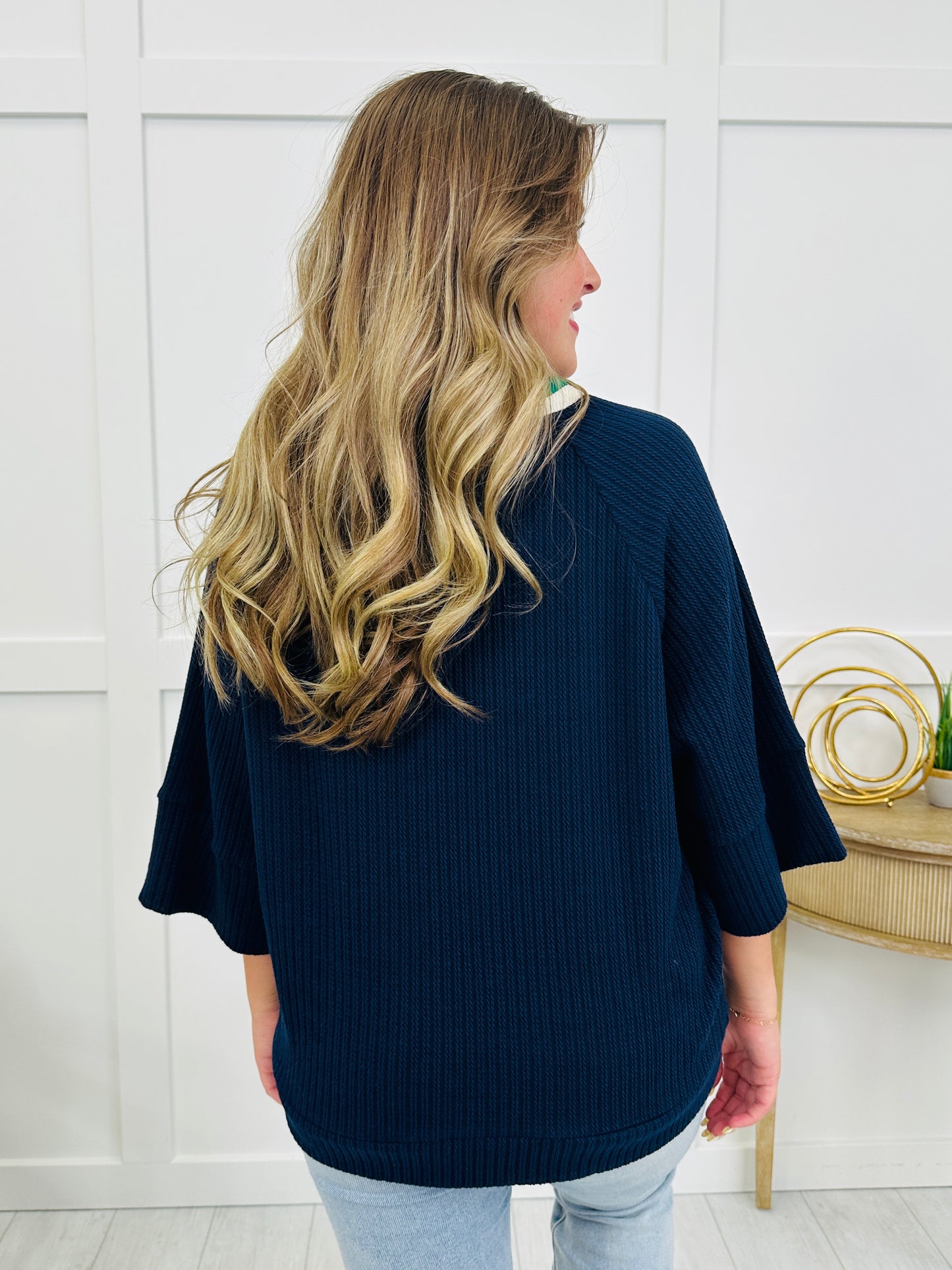 Running Around Town Top In Navy