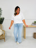 Bow Bliss Wide Leg Jeans with Tummy Control