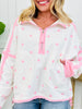 Polka Party Pullover In Pink
