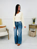 Push Your Buttons Tummy Control Wide Leg Jeans