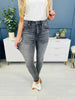 Judy Blue Happy When Skies Are Gray Tummy Control Skinny Jeans in Reg/Curvy