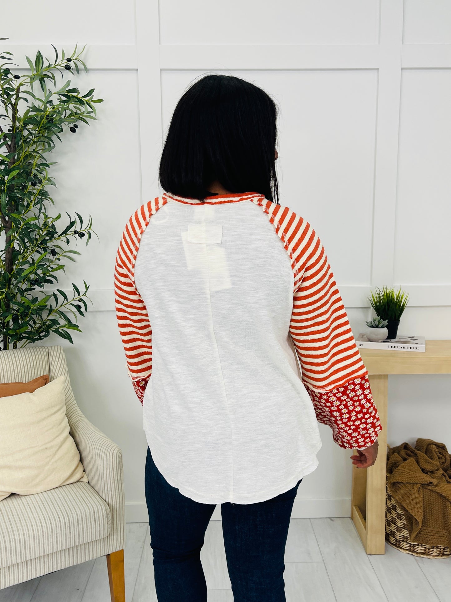 Struck By Stripes Sweater in Cream