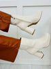 Stomp To The Rhythm Booties In Ivory