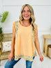 Floral Ember Top In Peach Jam
