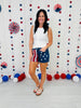 Stars and Stripes Forever Tummy Control Shorts