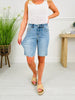 Judy Blue Bermuda Bliss Vintage Washed Bermuda Shorts