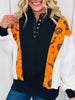 Halloween Happenings Pullover In Pumpkin Print