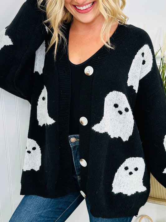 Ghostly Greetings Cardigan