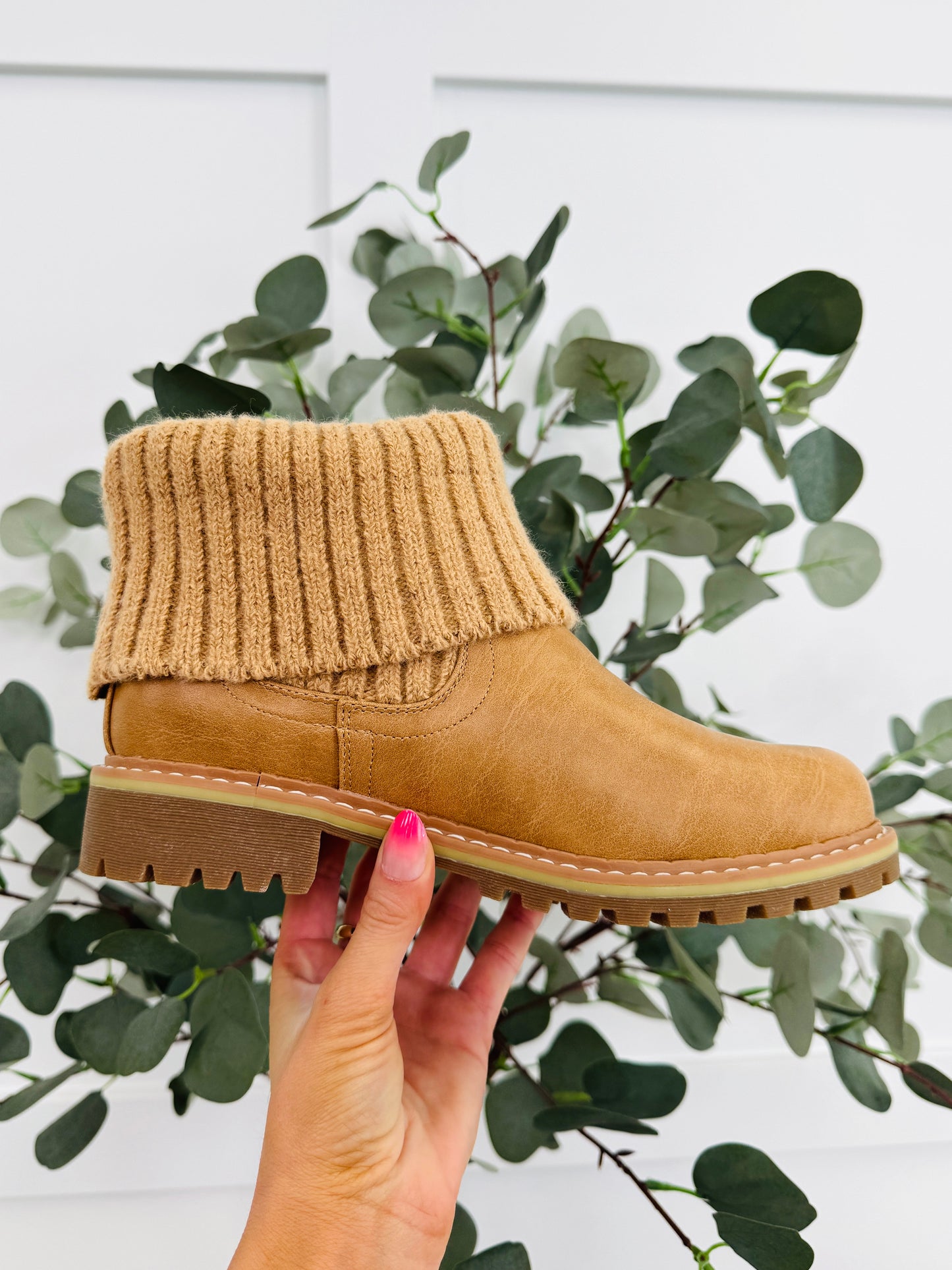 Boho Ridge Booties In Caramel