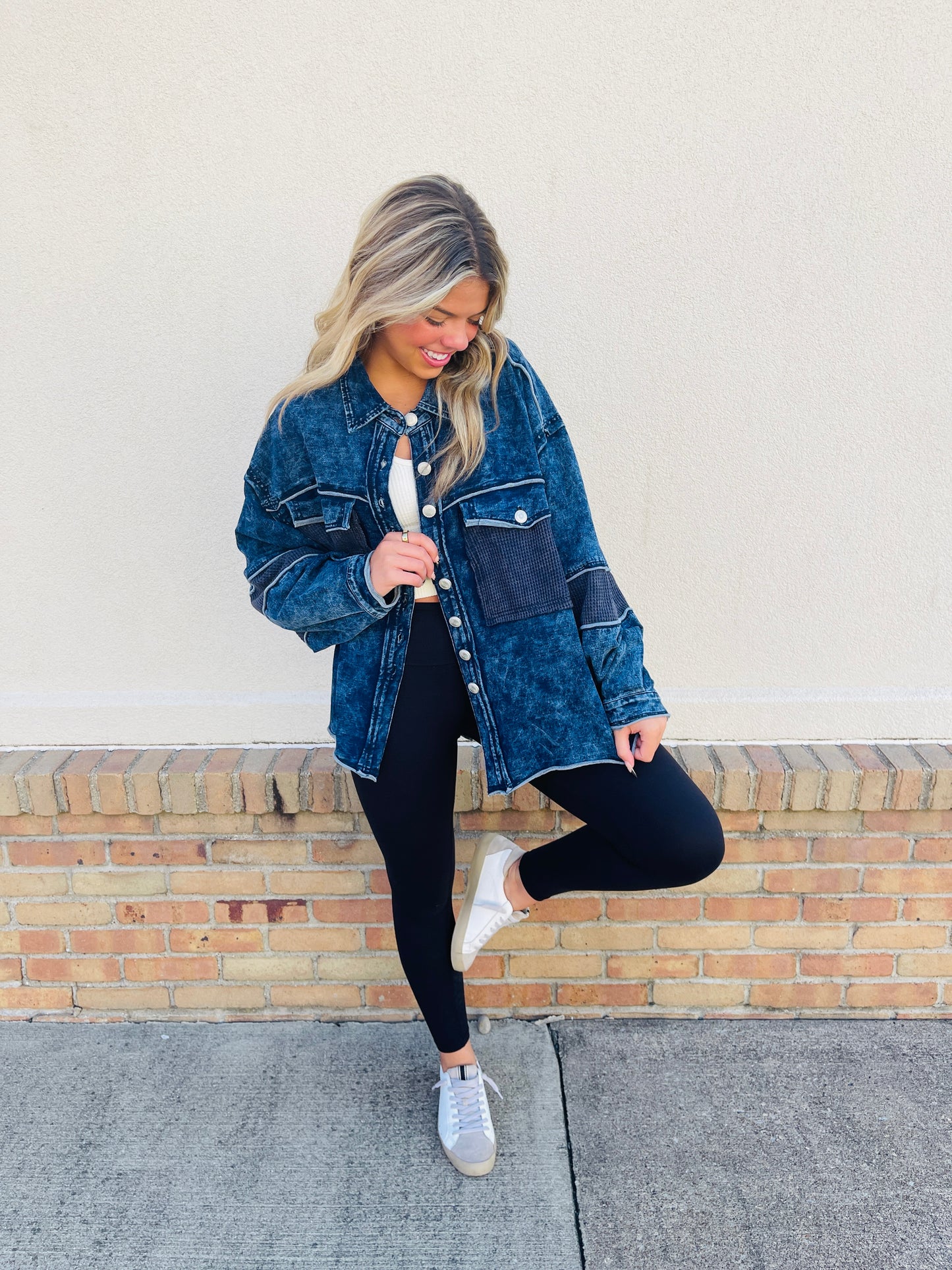 Indigo Layers Shacket