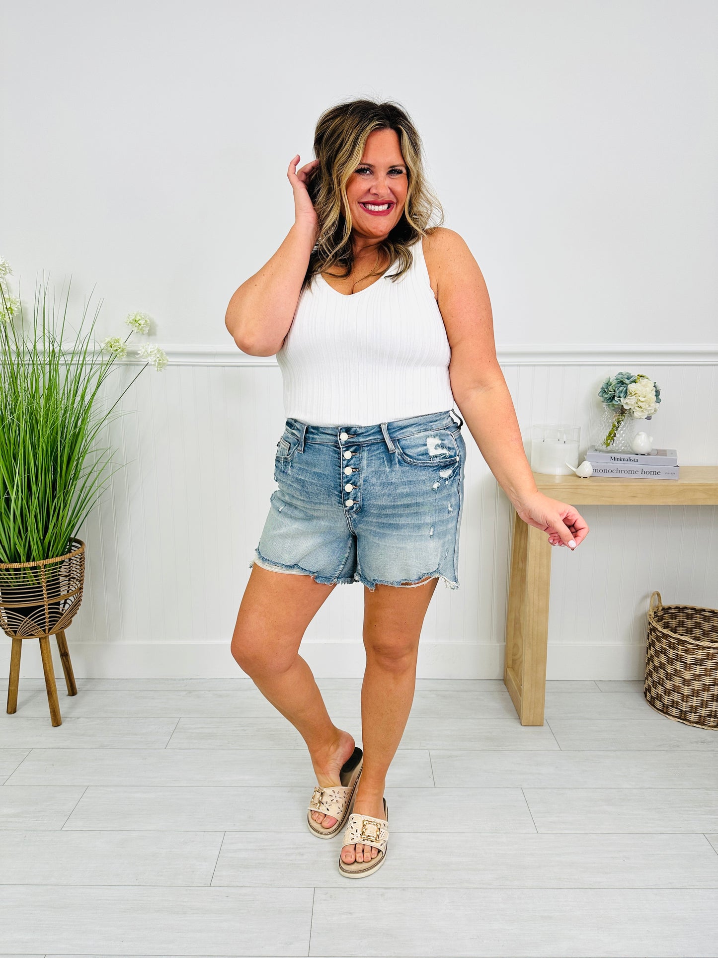 Judy Blue Turn Up The Heat Shorts