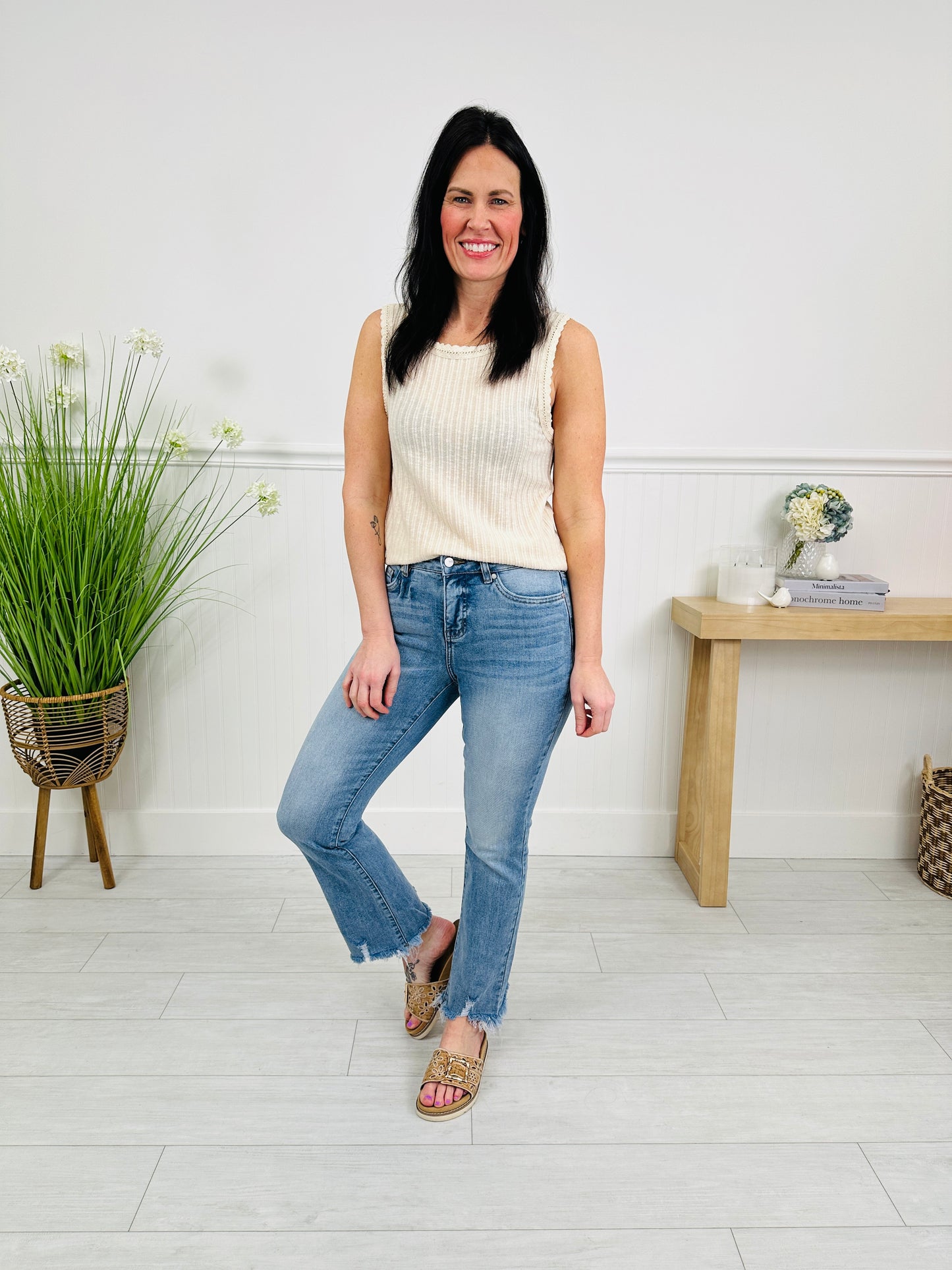 Flare For Fun Tummy Control Kick Flare Jeans