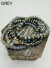 Stretchy Beaded Bracelet Set- Multiple Colors!