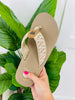 Island Glow Flip Flops In Natural