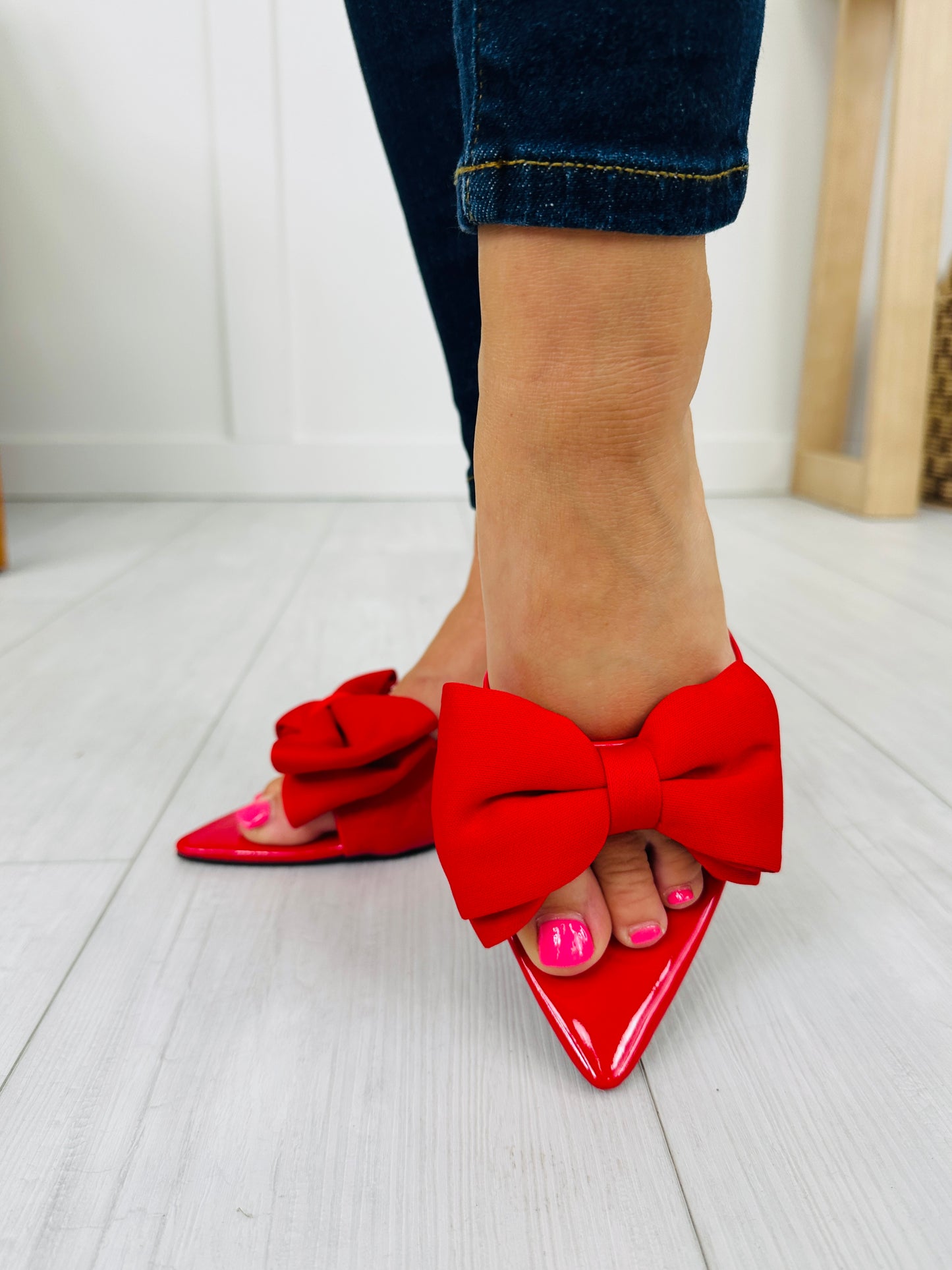 Center of Attention Heels In Red