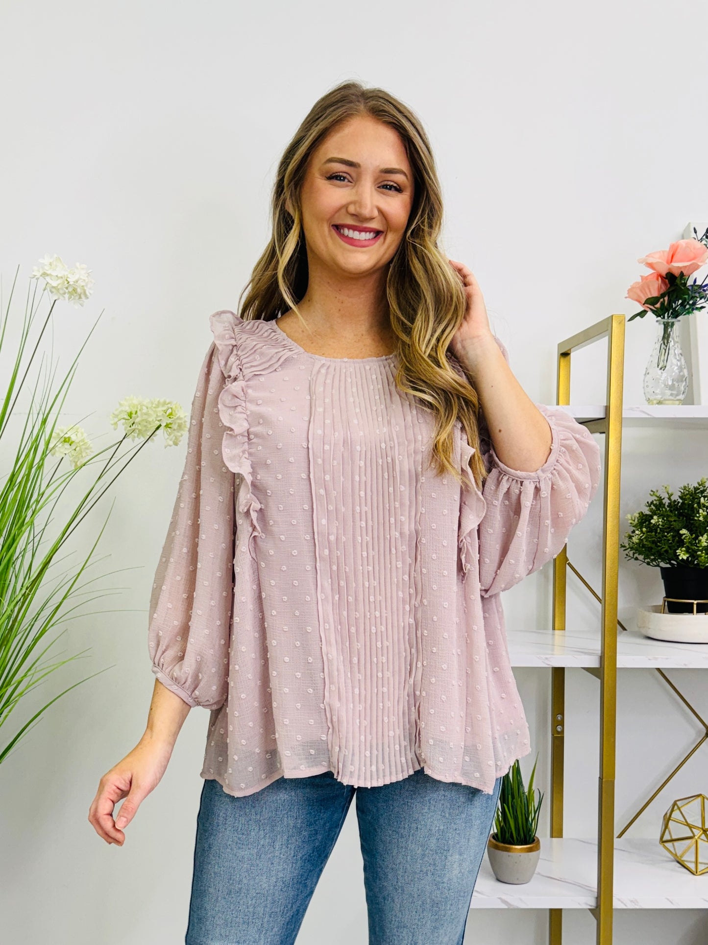 Flirty Frills Top in Multiple Colors