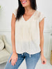 Tied And Timeless Top in Light Khaki