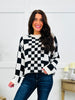 Winning Streak Sweater in Black Combo