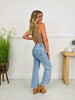 Summer Mood Cropped Wide Leg Jeans