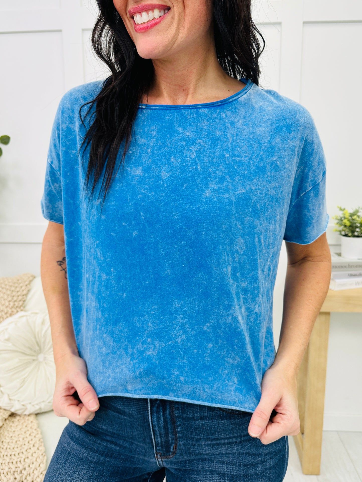 DOORBUSTER! Washed In Style Top- Multiple Colors!