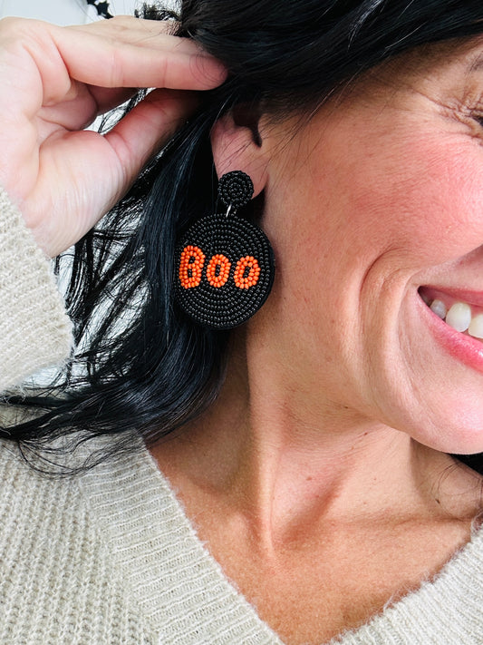 Haunted Harmony Boo Earrings