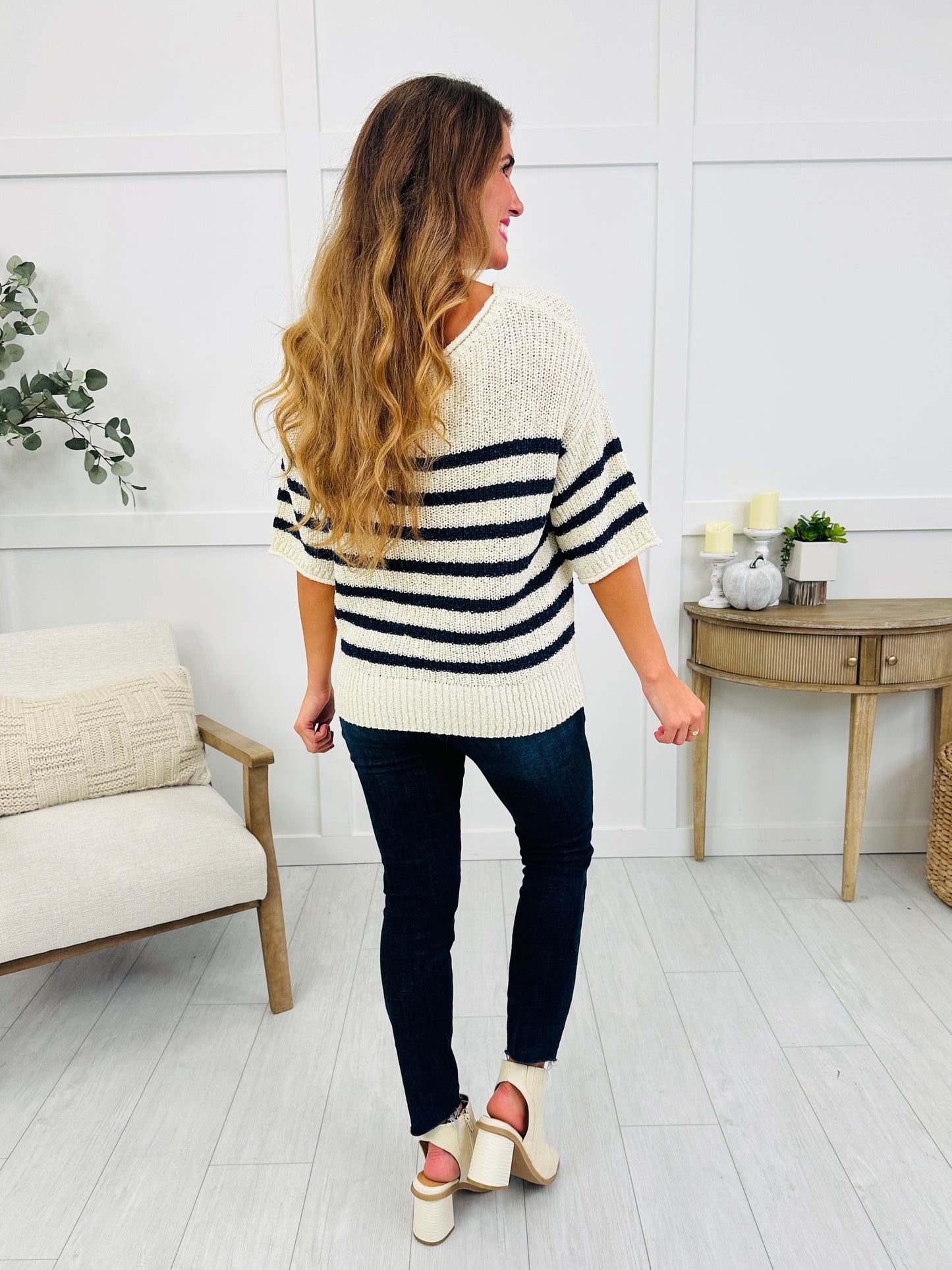 Nantucket Nights Sweater In Navy