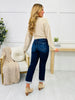 Lovervet Turn it Up Cropped Straight Leg Jeans in Reg/Curvy