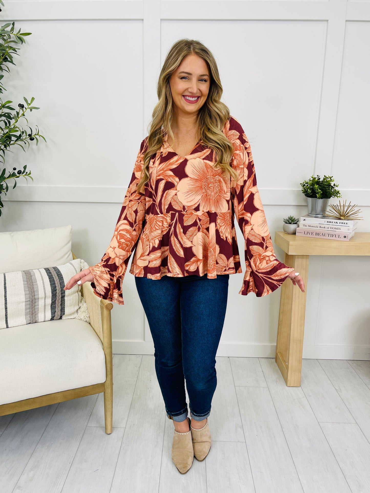 The Painted Bloom Top