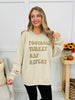 Football Turkey Nap Repeat Graphic Crewneck Sweatshirt