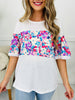 Rushing Into Florals Top