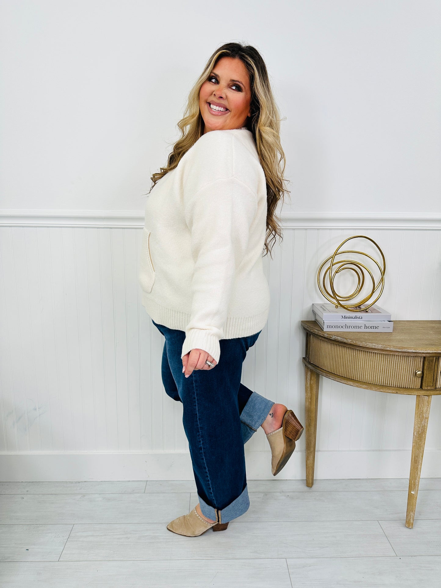 Basic But Better Slim Barrel Tummy Control Jeans