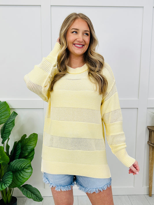 Dancing in Daylight Sweater In Lemon