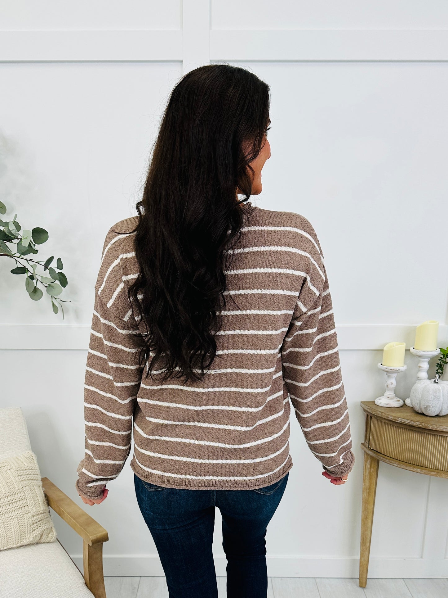 The Chill Knit Sweater In Mocha